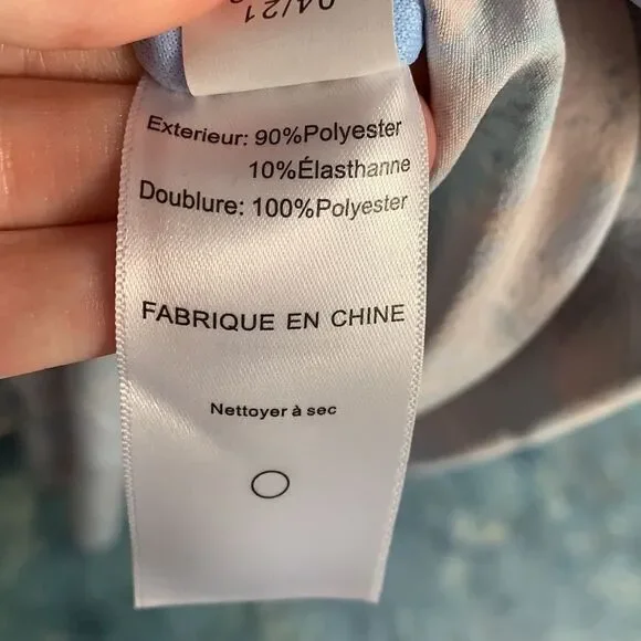 Sam Edelman NWT blue tropical print maxi dress - Picture 14 of 14